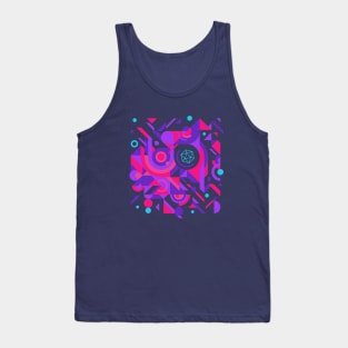 Cyberpunk Abstract D20 Dice Tabletop RPG Tank Top